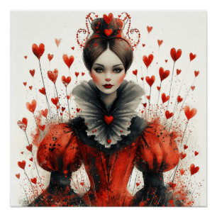 Poster Wonderland Reine des Coeurs : Hors de coeur