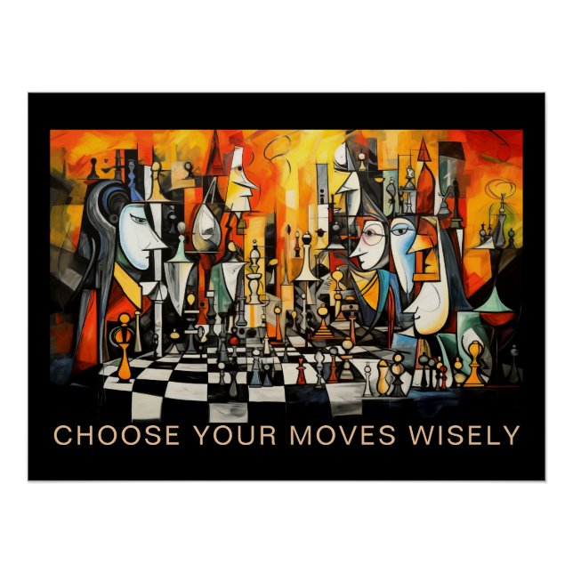 Poster Words of Wisdom Chess  (Devant)