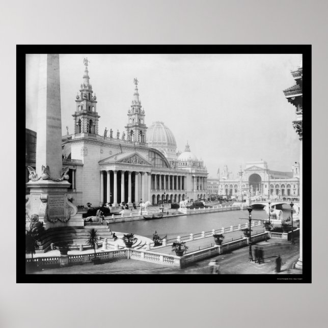 Poster World Columbian Expo en 1893 (Devant)
