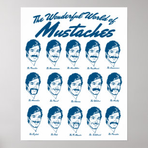 Poster World of Mustaches