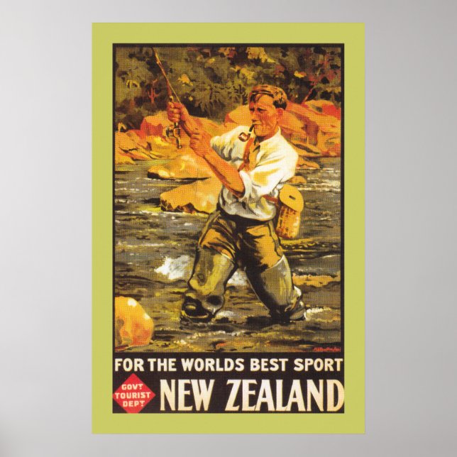 Poster "World's Best Sport" - Nouvelle-Zélande (Devant)