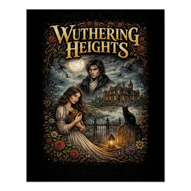 Poster Wuthering Heights (Devant)