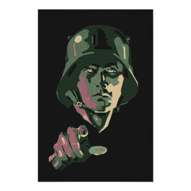 Poster WW2 German Soldier (Devant)