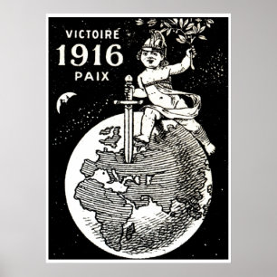 Poster WWI French Victory