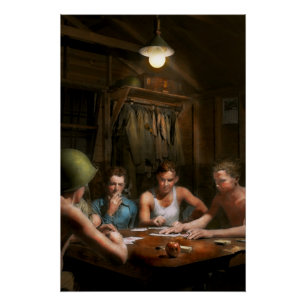 Poster WWII - Le jeu de cartes 1943