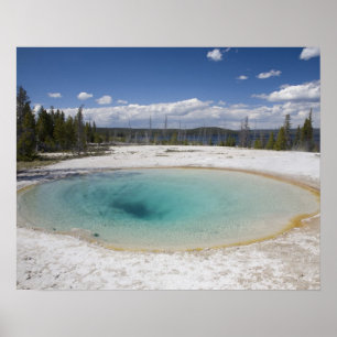 Poster WY, parc national de Yellowstone, West Thumb Geyse