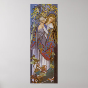 Poster Wyspianski, Caritas (Vierge et Enfant), 1904 (2)