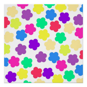 Poster Y2K Bold Fleur sauvage vibrant Spring Art