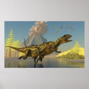 Poster Yangchuanosaurus Dinosaures
