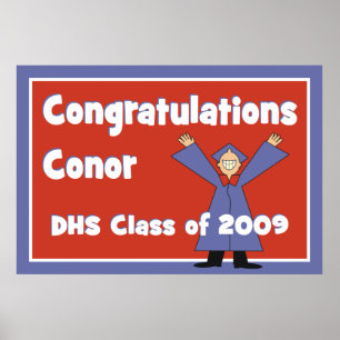 Poster yard de diplômé de Conor