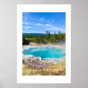 Poster Yellowstone Thermal Pot Hot