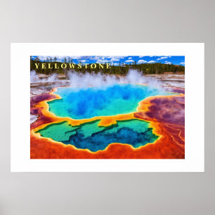 Poster Yellowstone Thermal Pot Hot