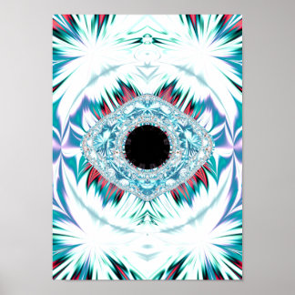 Poster yeti et l'oeil sacré