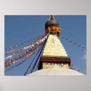 Poster Yeux de Bouddha