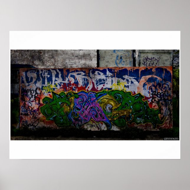Poster Yeux et dents (Devant)
