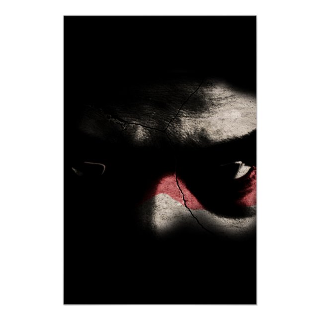 Poster Yeux foncés (Devant)