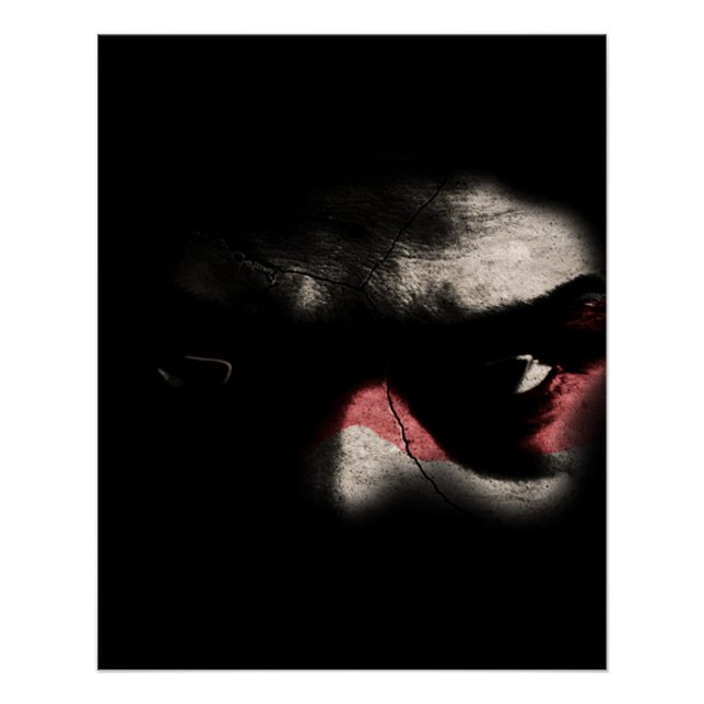 Poster Yeux noirs (Devant)