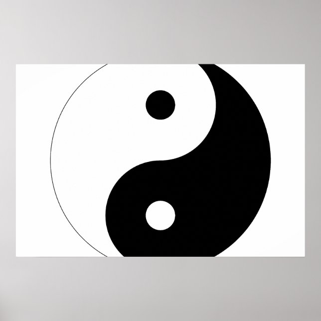 Poster Yin Yang (Devant)