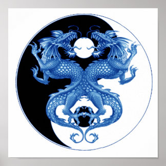 Poster Yin Yang Dragon 2