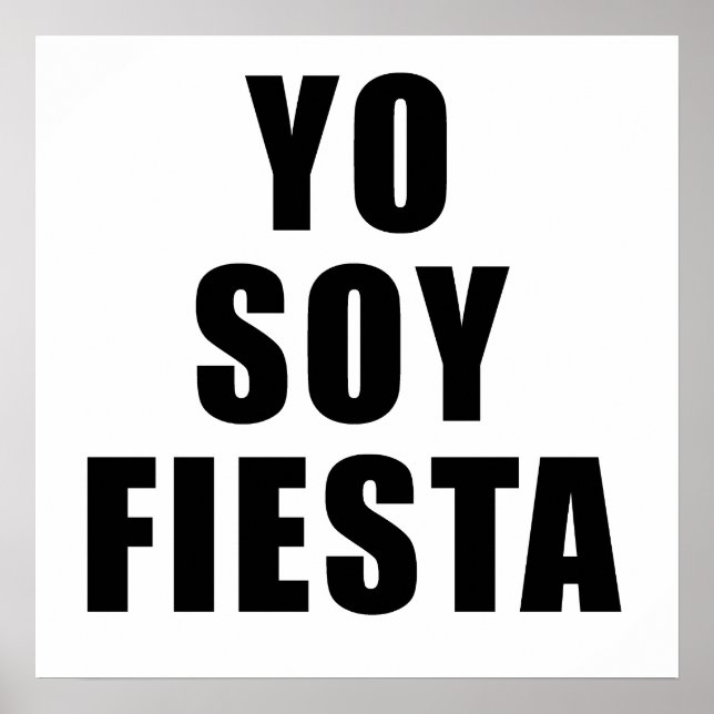 Poster Yo Soy Fiesta (Devant)
