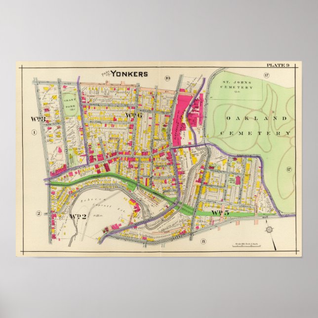 Poster Yonkers New York Atlas (Devant)