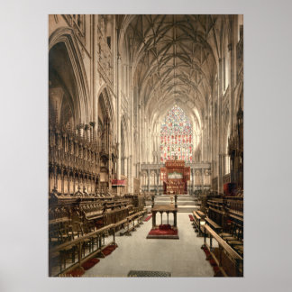 Poster York Minster, York, Yorkshire, Angleterre