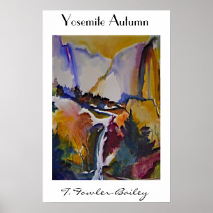 Poster Yosemite Automne Par T. Fowler-Bailey