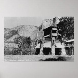 Poster Yosemite, CA - The Ahwahnee Lodge and Valley