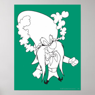 Poster Yosemite Sam Steaming Mad