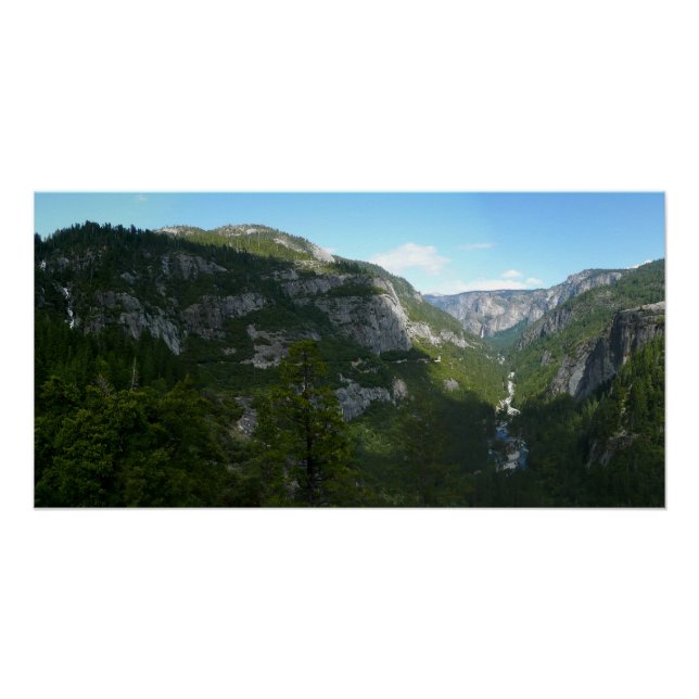 Poster Yosemite Valley dans le parc national de Yosemite (Devant)