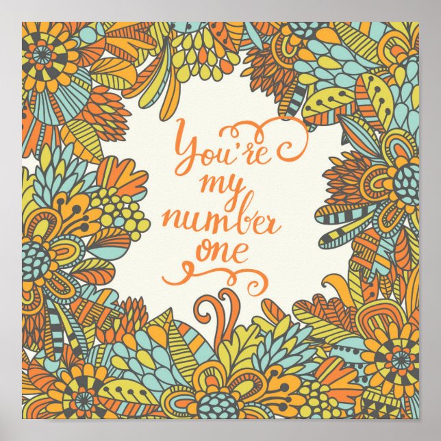 Poster You Are My Number (Devant)