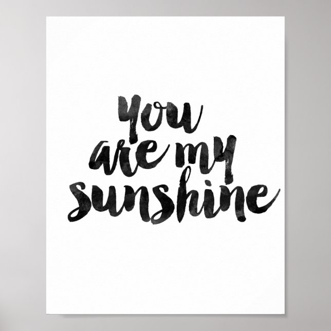 Poster You Are My Sunshine (Devant)
