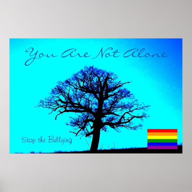 Poster You are not Alone/LGBT (Devant)