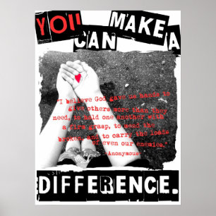 Poster You Can Make a Difference