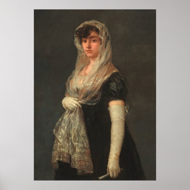Poster Young Lady - Francisco Goya Art (Devant)