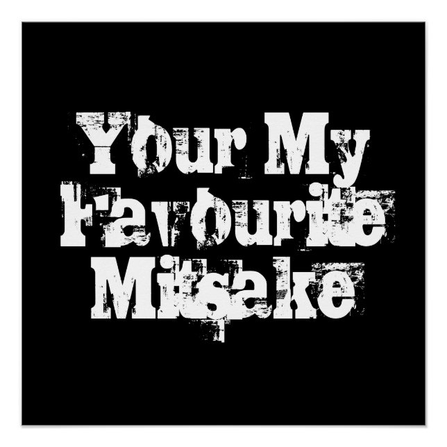 Poster Your My Favourite Mitsake (Devant)
