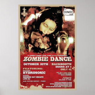 Poster Z.E.D. Danse Zombie