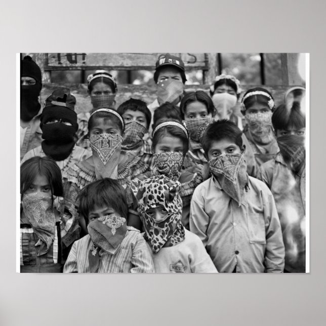 Poster zapatiste Ninos (Devant)
