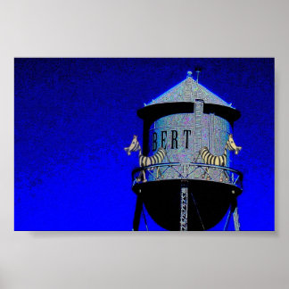 Poster Zebra en patrouille