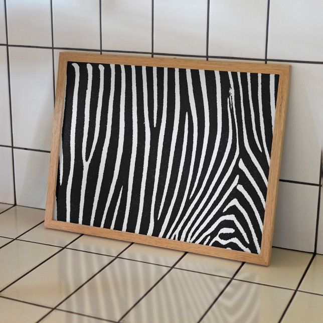 Poster Zebra Pattern pour meubles papier découpage (Créateur téléchargé)