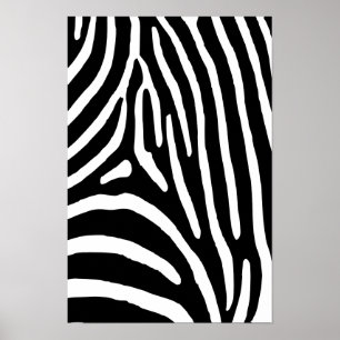 Poster Zebra Stripes