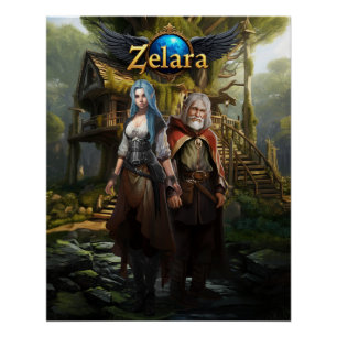 Poster Zelara - Les Chroniques d'Aria Tome 1