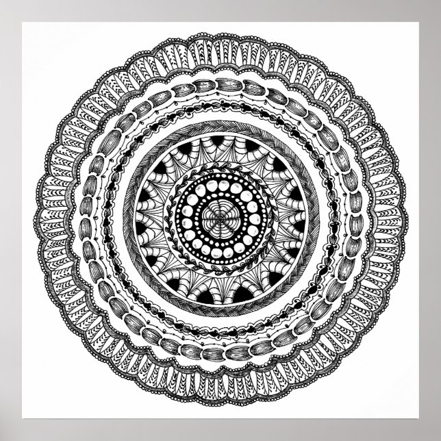 Poster Zendala "Queste" (Devant)