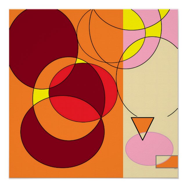 Poster Zéro encerclé (Devant)