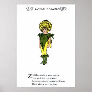 Poster Zinnia