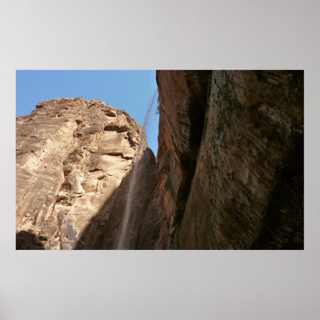 Poster Zion's Weeping Rock au Zion National Park (Devant)
