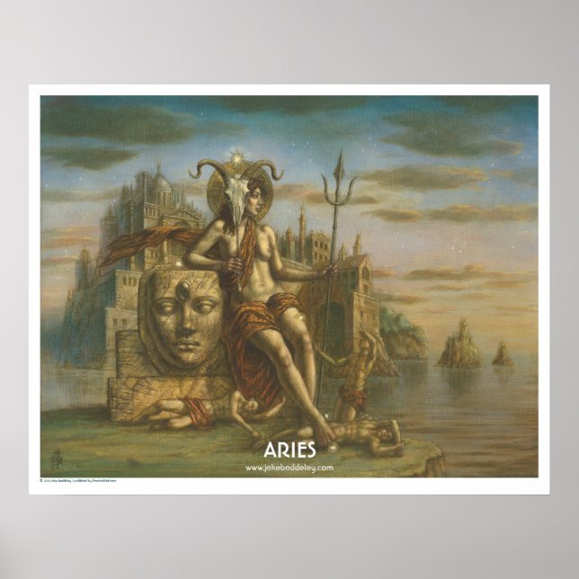 Poster Zodiac - Aries (Devant)