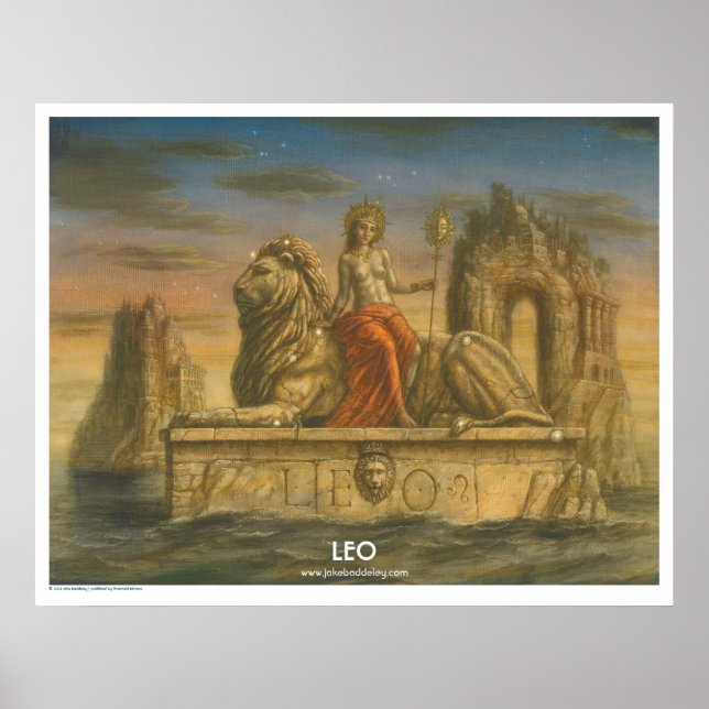 Poster Zodiac - Leo (Devant)