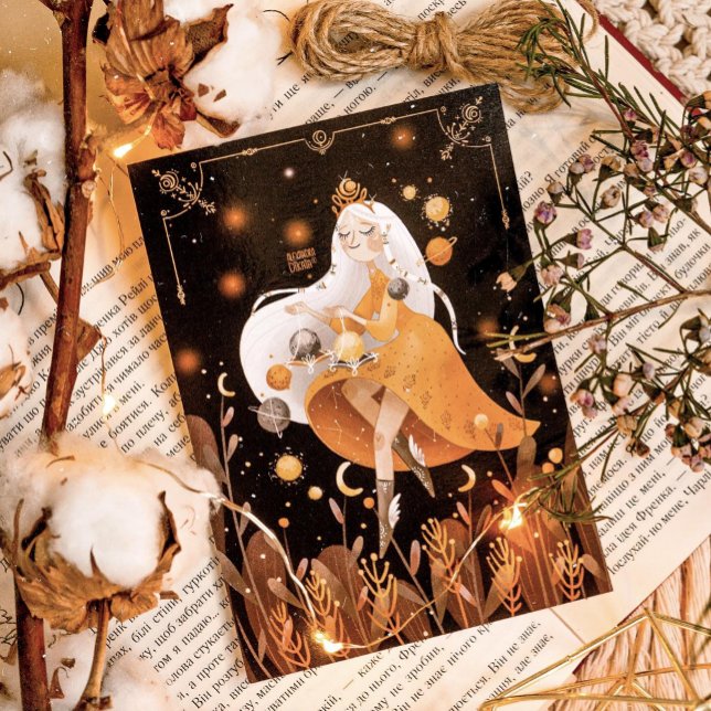 Poster Zodiac Libra par Alexandra Dikaia (Allow your inner Libras to search. Allow them to search for their own balance)