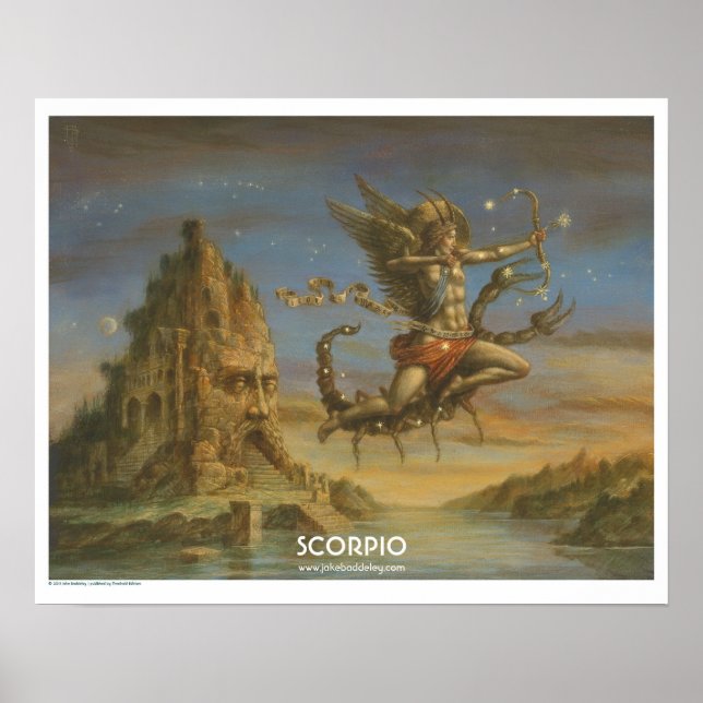 Poster Zodiac - Scorpio (Devant)